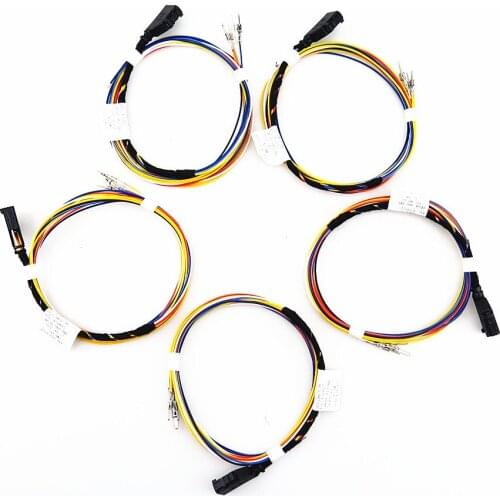SCJYRXS For Passat B5 Bora Golf MK4 Alhambra 5Pcs Cruise Control System GRA Cable Switch Wire Harness Connector 1J1970011F