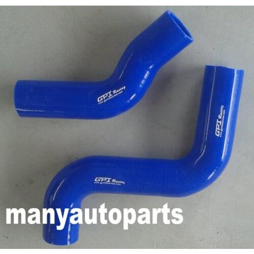 Blue silicone radiator hose for HILUX KZN130GW 1KZ-TE 3.0 1993-1996 1KZTE DIESEL