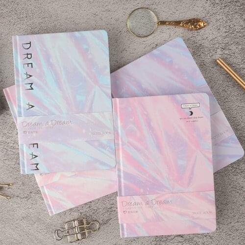 Cute colorful hardcover school subject composition notebooks stationery,fine student blank drawing sketch book,A5,thick