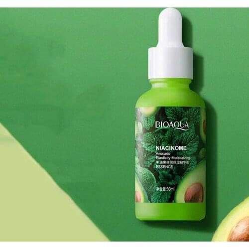 30ml Avocado Elastic Moisturizing Face Serum hydrating Brightening Shrinking Pore Refreshing Essence