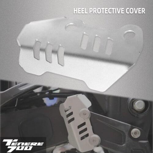 Rear Brake Master Cylinder Guard Heel Protective Cover Guard For Yamaha Tenere 700 2019 2020 2021Heel guard Tenere 700 Rally