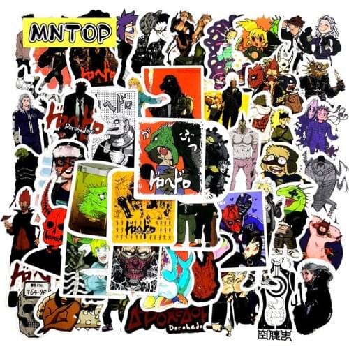10/30/50Pcs/set Anime Dorohedoro Cartoon Graffiti Stickers For Skateboard DIY TOY Scrapbook Guitar Laptop Luggage Computer