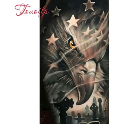 TOUOILP Diy Bird eagle White head carving Bald Eagle 5d Diamond Painting mosaic garden Full square&round Diamond Embroidery picture Room Decorate A Good Gift For Family