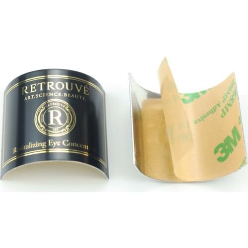 Personalized Custom Printing Aluminum Metal Liquor Bottle Sticky Label