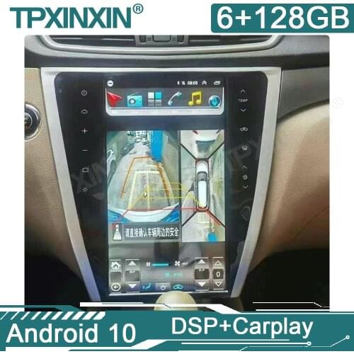 Android 10 4+128G For Nissan X-Trail 2013-2020 Car GPS Navigation Auto Radio Stereo Video Multimedia Player Carplay HeadUnit