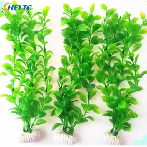 Plastic No Harm Long Simulation Aquarium Green Fake Water Grass Fish Tank Ornament Decoration Artificial Green Plant