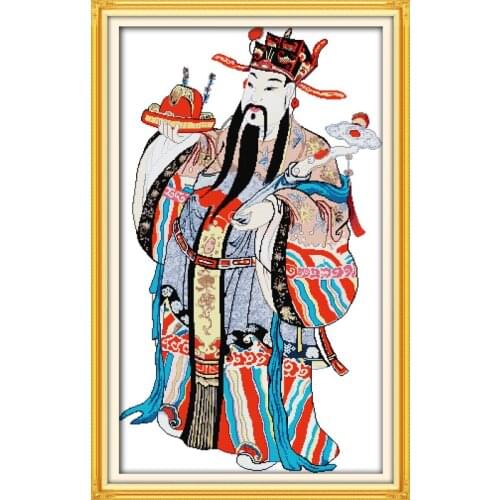 God blesses the people cross stitch kit people 18ct 14ct 11ct count print canvas stitches embroidery DIY handmade needlework