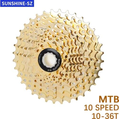 MTB Freewheel 10 speed 11T 13T 15T 17T 19T 21T 24T 28T 32T 36T cassette 20/30 speed Golden Flywheel for SHIMANO SLX M670 XT M780
