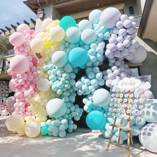 30Pcs/Lot 5/10/12inch Macaron Candy Color Latex Balloons Wedding Birthday Party Baby Shower Decoration Arch Kit Helium Ballon