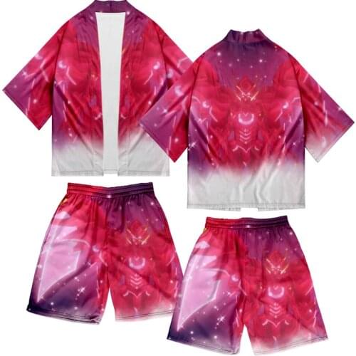 New Summer 3D High School DxD Kimono T-Shirt Men Women Cardigan Harajuku Style Casual Hip Hop Boys/Girls Cool Sets Clothing