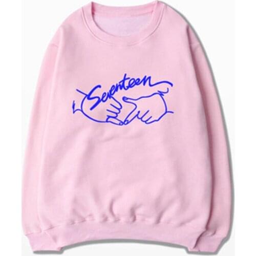 KPOP Seventeen 17 men Sweatershirt DINO DK HOSHI JEONGHAN pullover Sweatshirts for man and woman casual top