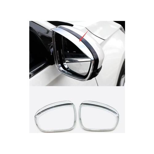 ABS Chrome Rearview Side Mirror Eyebrow Cover Trim 2pcs For Nissan Altima 2019