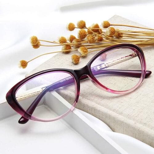 2019 New Oval Myopia Glasses Frame Women Clear Lens Glasses Eyeglasses Frames Plain Fake Glass Spectacles Eye Glasses Frame
