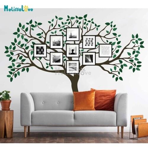 Huge Family Photo Tree Decal Living Room Bedroom Home Decoration Removable Vinyl Wall Sticker Mural BK002