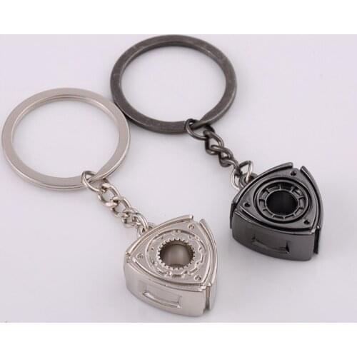 Great Looking Keyring Rotary Wankel Engine Rotor For All models RX7 RX8 2 3 6 Atenza Axela Keychain Turbo Car Accessories Parts