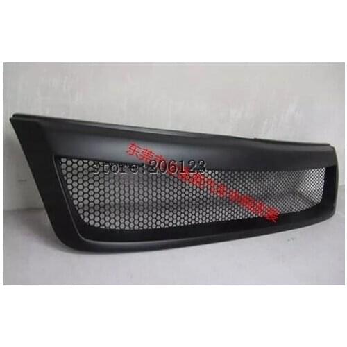 Car avant Grill Grille cas avec une bande pour For Subaru Forester 2009-2012 carbon fiber