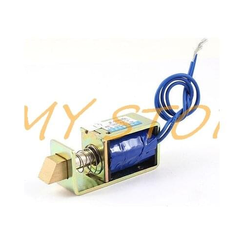 JF-S0837DL 10mm Stroke 1.5Kg 15N Force Pull Type Open Frame Actuator Solenoid Electromagnet DC 6V 12V 24V 1A Door Lock Assembly