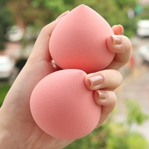 1PCS Make Up Sponge Puff Beauty Egg Powder & Foundation Face Cream Cosmetic Sponge Peach Sponges and Box Beauty ToolS
