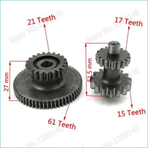 Starter Starting Dual Gears For Engine Zongshen CB250 CB 250cc Air Cool Dirt Pit Bike ATV Quad