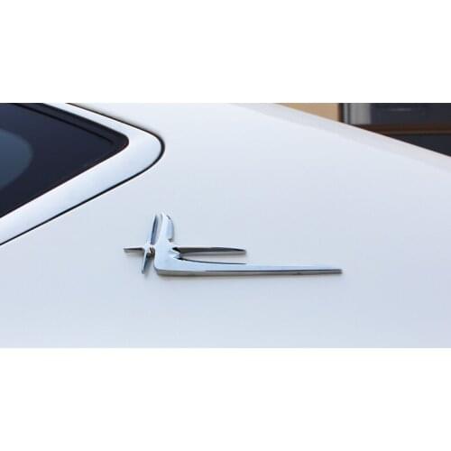 Car styling For Kia K2 K3 Car modification metal 3D three-dimensional body side label Car modification metal 3D three-dimensiona