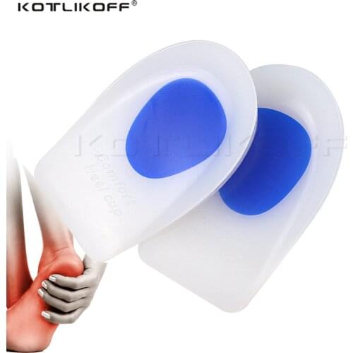 Super Soft Medical Silicone Gel Heel Pad Cushion Calcaneal Spur Heel Spur ACHILLES Shock Absorption Heel Cup Insole Insert