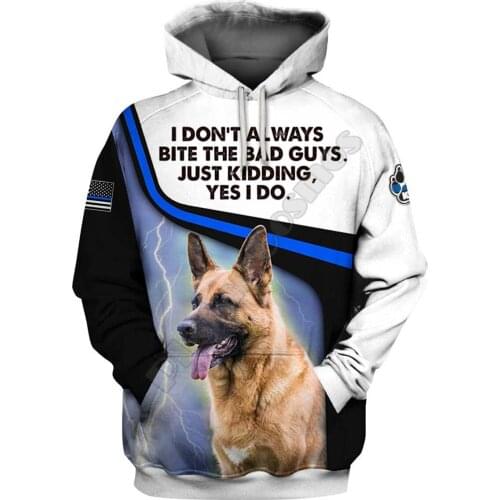 German Shepherd 3D Printed Hoodies Funny Pullover Men For Women Funny Sweatshirts Animal Sweater Drop Shipping 01