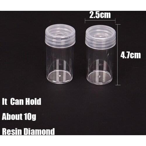 Storage Box Bag Bottles Diamond Painting Accessories Container Bottles Diamond Painting Tools Crystal Bead Storage jar