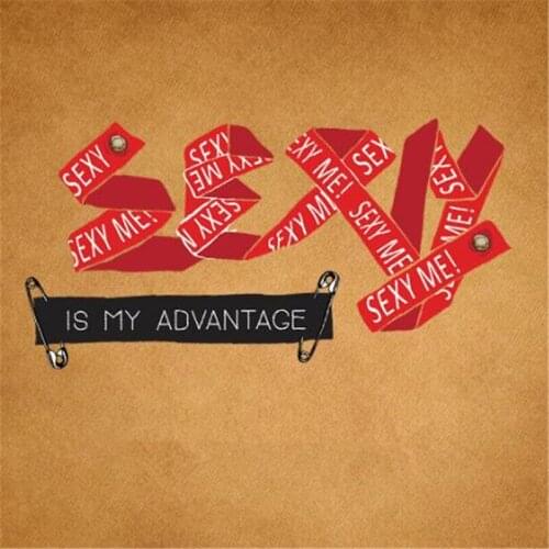 Women Clothes 210mm SEXY ribbon Iron on transfer Printing Flower Patches for clothing T-shirt Punk Biker Patch Heat PVC Stickers