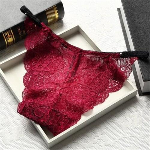 Ladies underwear women panties fancy lace sexy panties for women traceless crotch of cotton briefs Lingerie