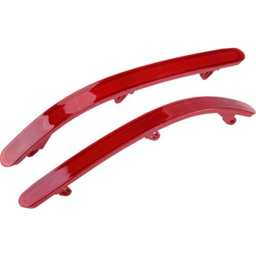 1Pair Rear Bumper Reflector Tail Light Lamp Red Fit for VW Touareg 2003 2004 2005 2006 2007 2008 2009-2010 7L6945105A 7L6945106A