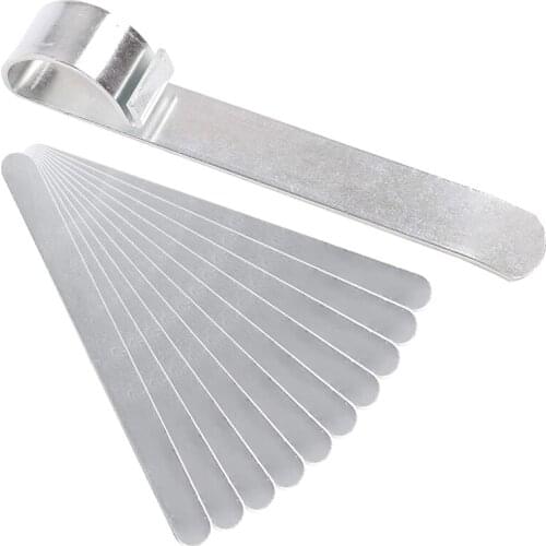 Bracelet Bending Bar Kit, 10 Pcs Stainless Steel Bracelet Blank DIY Bangle Blank Cuff, Metal Engraving Bracelet Blanks