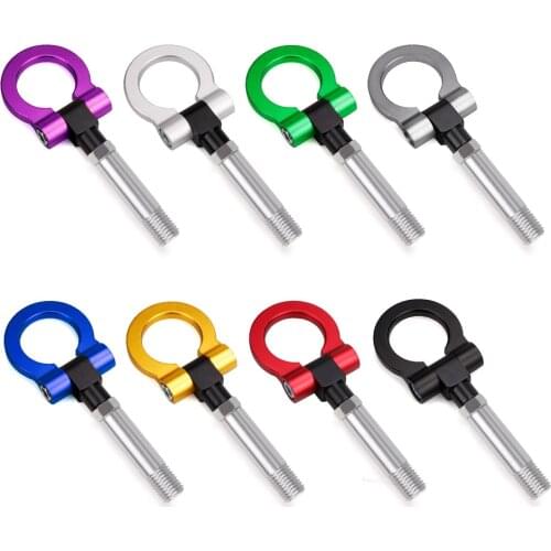 Tow Hook Aluminum Track Racing Front Bumper Auto Trailer Ring Eye Towing Kit for Mazda CX5 RX8