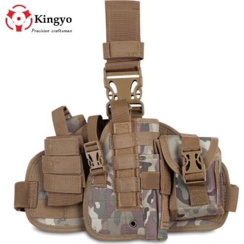 Molle Quick Detach Drop Leg Holster 600D Nylon Hunting Bags with MOLLE Debris Pouch Holder Outdoor BagTop Quality 5Colors