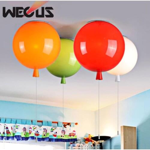 Colorful balloon ceiling lamp, children room cute ball lampshade light, living room pub hotel decoration lighting D250mm