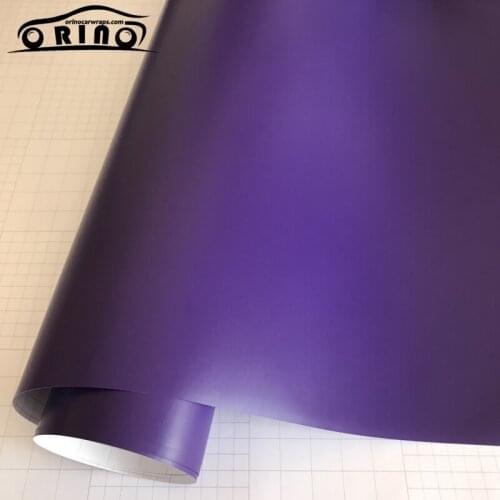 Purple Matte Vinyl Film Self Adhesive Car Sticker DIY Styling Vehicle Matt Motorbike Scooter Film Wrapping Air Free Bubble