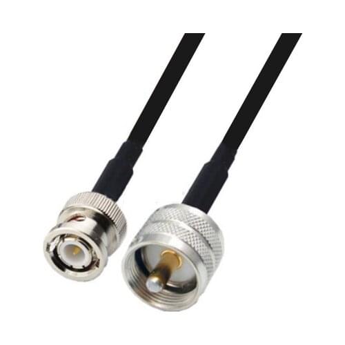 RG58 Cable UHF PL259 Male to BNC Male Connector WiFi Antenna Extension Pigtail jumper cable