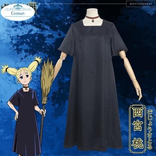 Anime Jujutsu Kaisen Nishimiya Momo cosplay costume Cute Dress Long Skirt halloween costumes for women Outfits