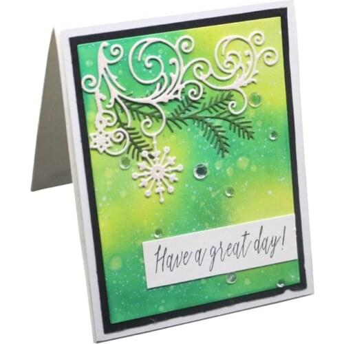 Vine Leaf Metal Cutting Dies Stencil Scrapbooking DIY Album Stamp Paper Emboss