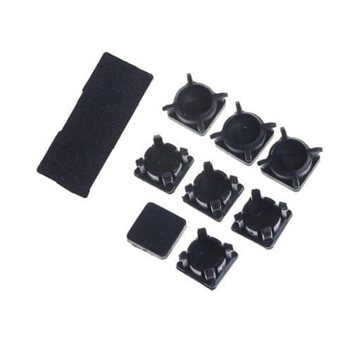 9pcs Rubber Feet&Plastic Button Screw Cap Cover Replacement Set For PS3 Slim 2000 3000 For Sony Playstation 3 Controller