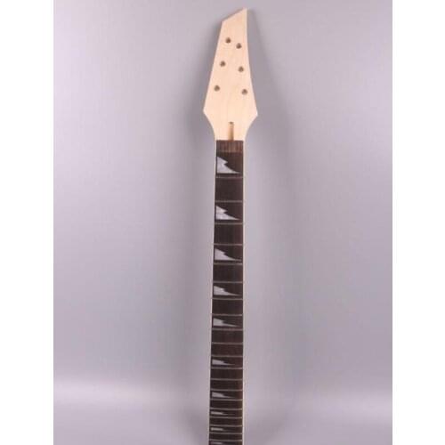 Unfinished Electric guitar neck replacement 22 fret Maple wood For Jackson
