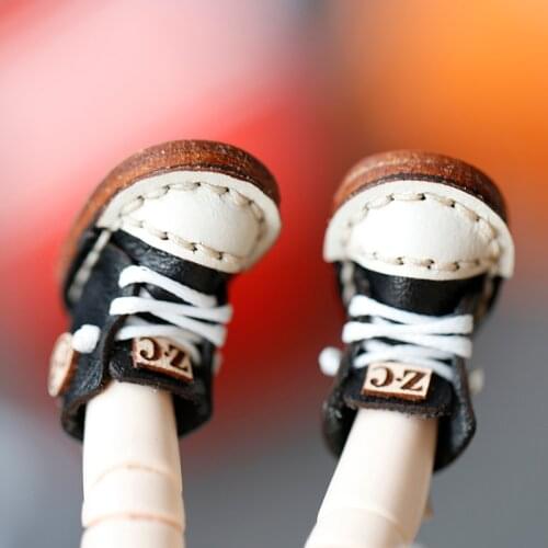 Ob11 baby shoes bjd boots fashion handmade leather shoes Fit for ,holala, GSC body, obitsu11,1/12bjd doll shoes accessories toys