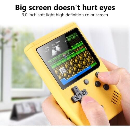 Handheld Game Console 8 Bit Portable Classic Game Player Large LCD Screen Game Player Childhood Memory Game Console