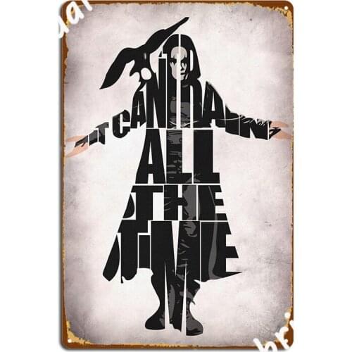 The Crow Poster Metal Plaque Plaques Wall Cave Pub Garage Classic Tin Sign Poster