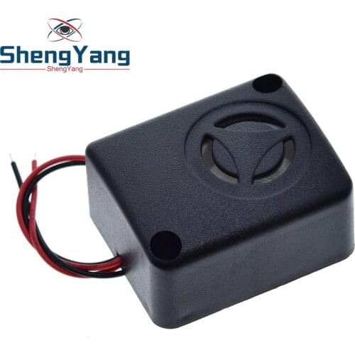 QSI-4840 Anti-theft Car Burglar Alarm 6/12/15V 120dB Active High Decibel Buzzer Safe Box Burglar Alarm Car Accessories
