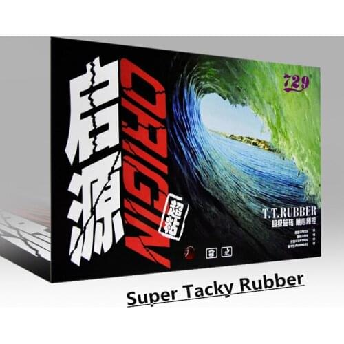 RITC 729 ORIGIN Pips-In Table Tennis Defensive Tacky Rubber With Sponge