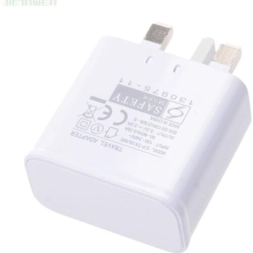 UK Plug 5V 2A AC Fast Charging Single USB Port Smart Phone Wall Charger for Samsung Galaxy NOTE4/S6/S7 100PCS/LOT