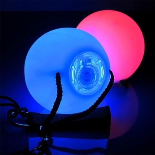 1/2/4pcs Belly Dance Balls RGB Glow LED POI Thrown Balls Belly Dance Hand Props Stage Performance Accessories POI thrown Balls