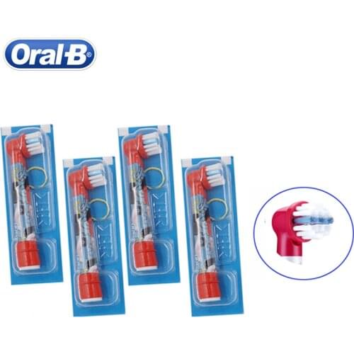 Oral B Kids Electric Toothbrush Replacement Brush Head Soft Bristle Rotation Braun Vitality Oral Hygiene Brush Head for Children