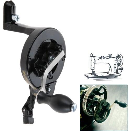 Old Home Sewing Machine Hand Crank Metal Part Craft Replacement fits for Singer Vintage Portable Sew Accessory DIY Tool Hicello