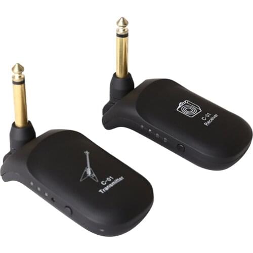 UHF Wireless Wireless Guitar Transmitter Receiver Guitar Parts 43x17x110mm